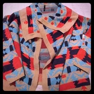 Aztec thick cardigan, M/L